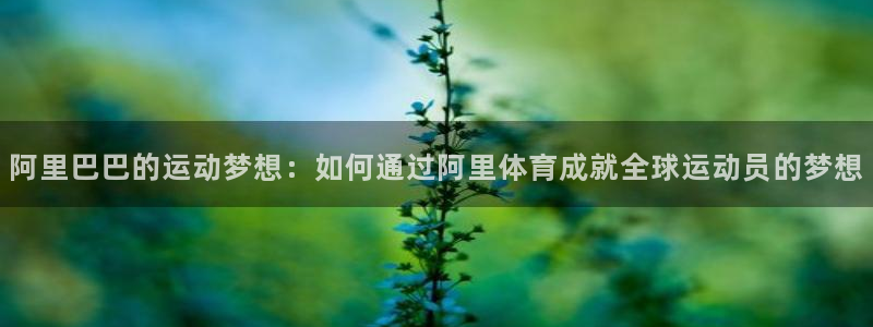 3377体育是诈骗吗：阿里巴巴的运动
