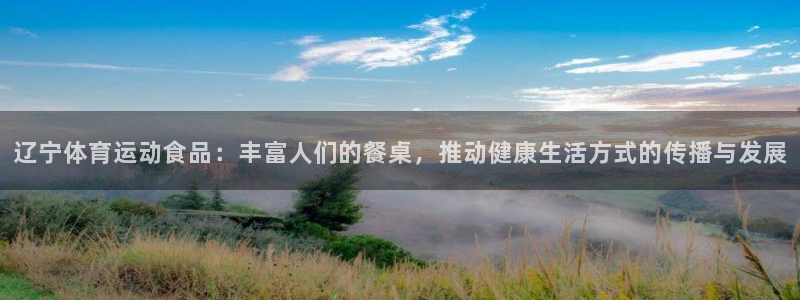 3377体育退款：辽宁体育运动食品：丰富人们的餐桌，推动健康
